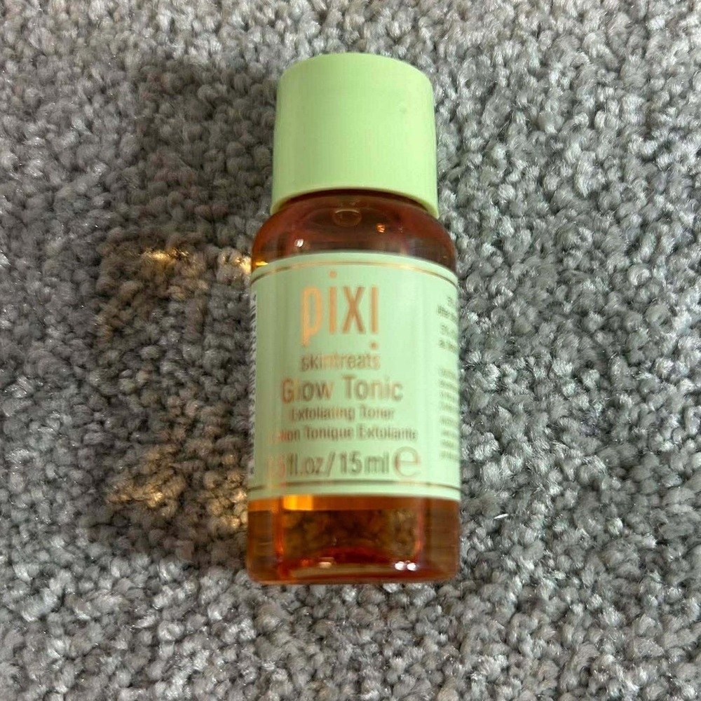 Pixi‎ Glow Tonic Exfoliating Toner Skintreats Travel Size 0.5oz 15ml